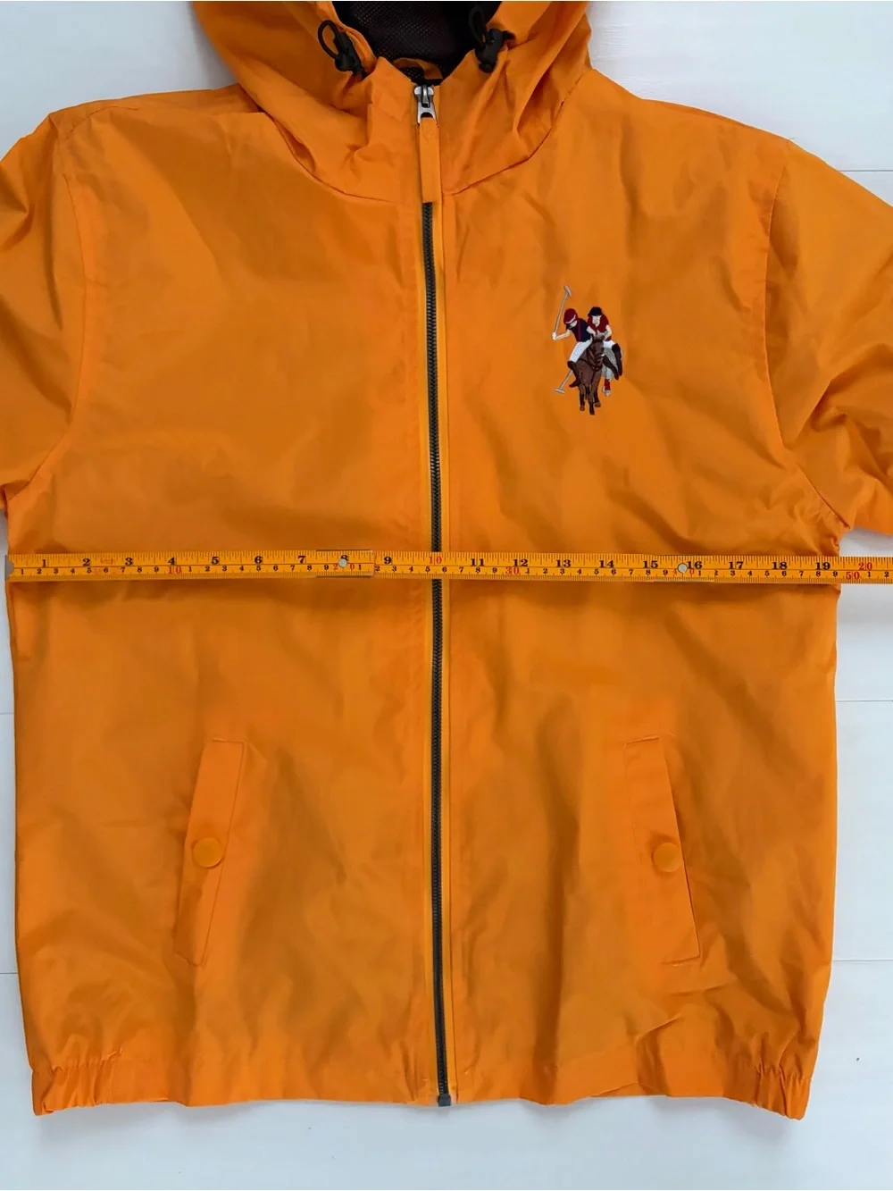 Mustard Yellow Windbreaker Jacket by U.S. POLO ASSN. Children’s size XL Boy Girl